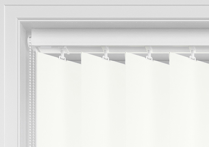 Trinity (Blackout), Cotton White - Vertical Blind - Image 11